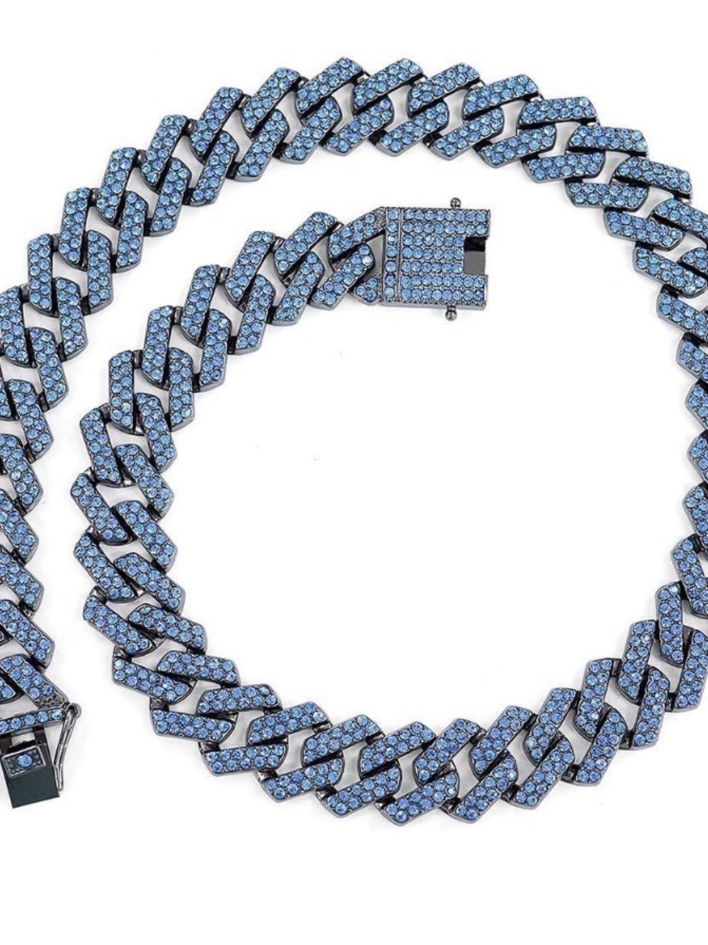 Drip Chain Invicta Elements Unisex 550 mm XL Necklace Blue Glacier (80925) New